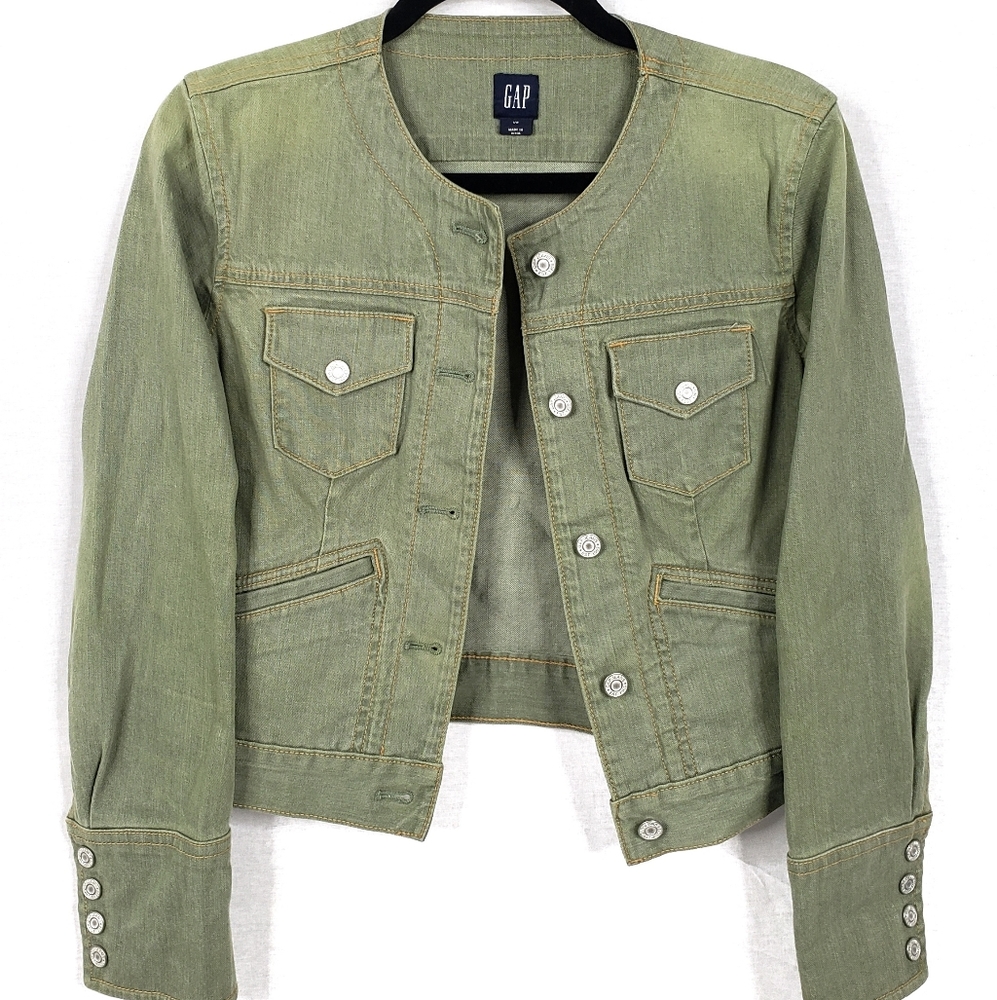 Gap Light Green Demin Jacket (XS)